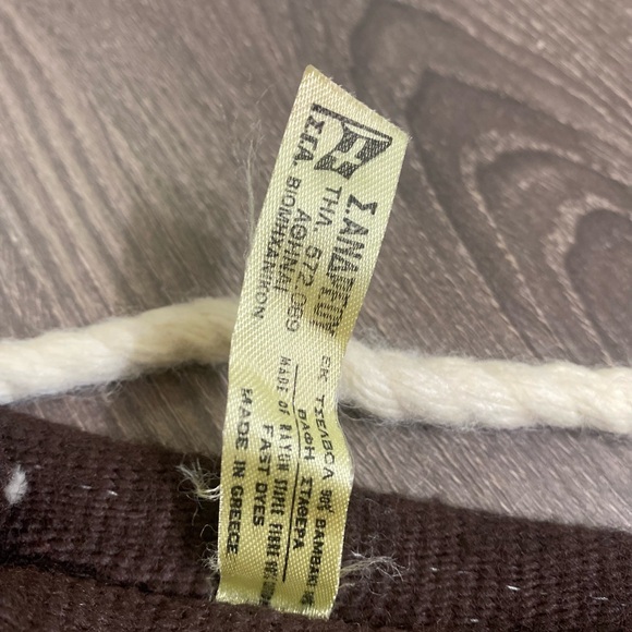 Vintage 70s Hippie Woven Greek Artisan Bag Boho Crossbody Fringe Shoulder Purse - Picture 6 of 9